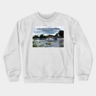 Stop getting distracted by things that have nothing to do with your goals Crewneck Sweatshirt